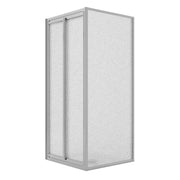 Box Doccia Angolare 70x100CM H185 Cristallo Stampato C Fisso+Saloon 2 Ante Battente 100 mod. Clint