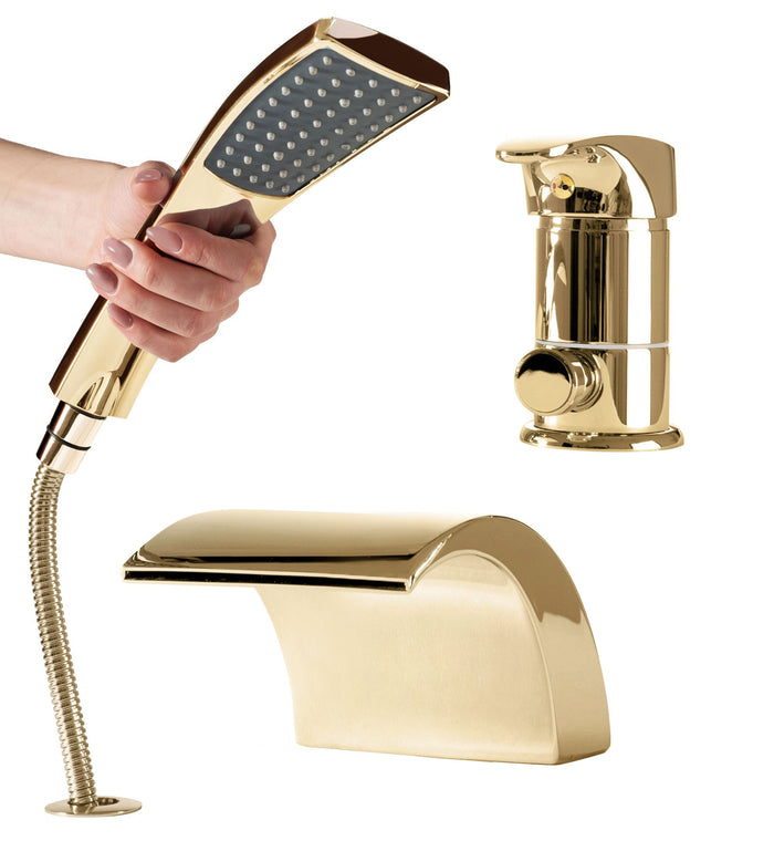 Rubinetto Da Vasca Rea Riven Gold