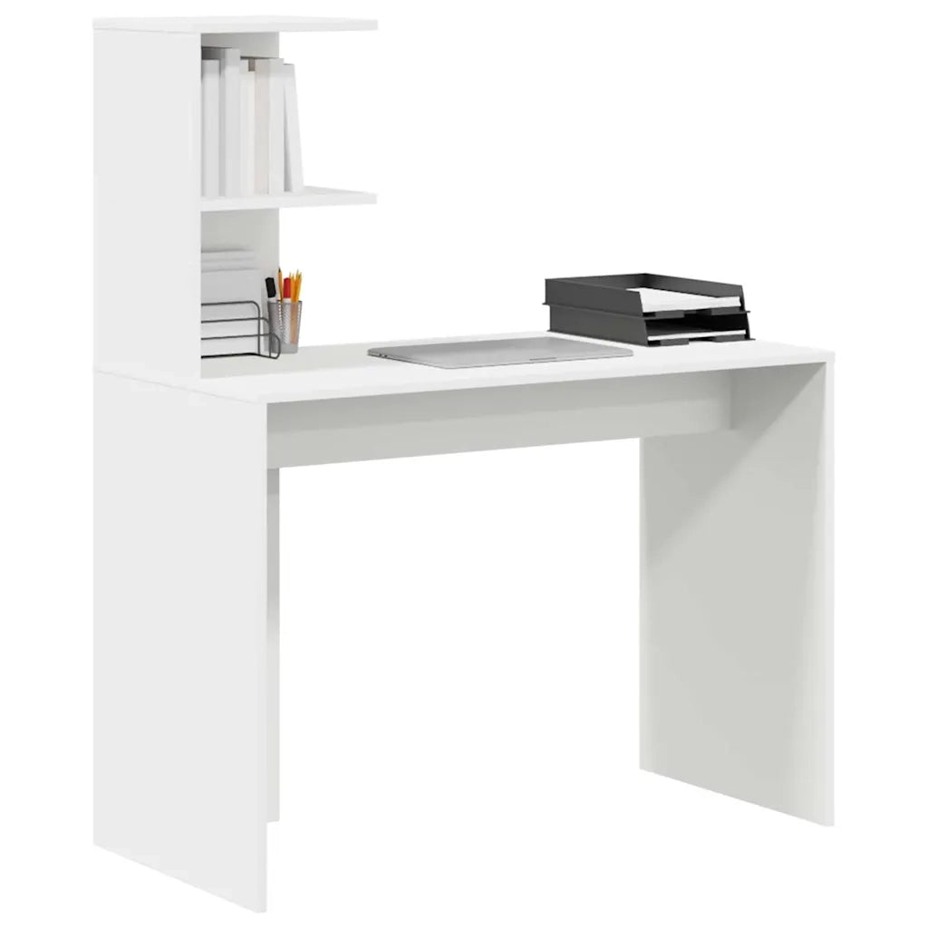 Scrivania Bianco 102 x 50 x 124 cm Legno multistrato 869354