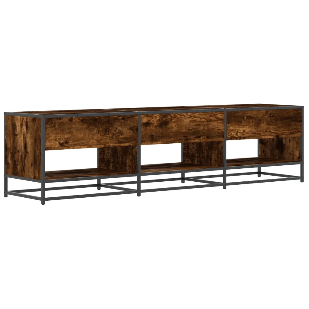 vidaXL Mobile Porta TV Rovere Fumo 180x40x46 cm in Truciolato