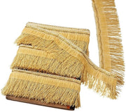 Franze Trim 12 Metro - Tessuto a Pizzo Polyester - Bordo a Pizzo - Fiocchi Decorativi - Abito da Samba - 10 cm di Larghezza - Fiocchi Decorativi