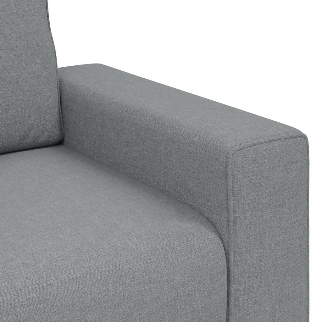 Poltrona-Divano Sedia Grigio Chiaro 100x77x82 cm in Tessuto