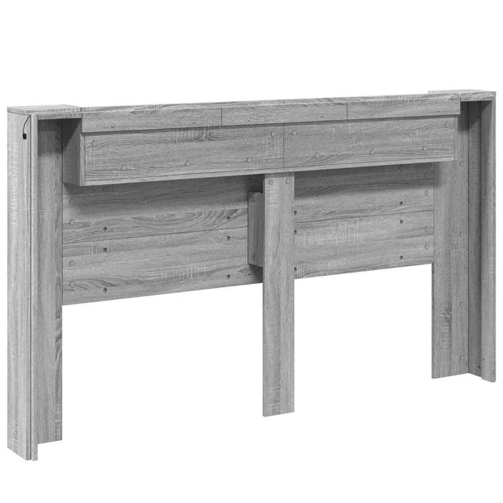 Testiera Letto Sonoma grigio Legno ingegnerizzato