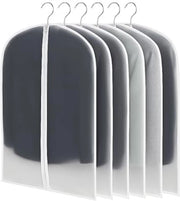Set di conservazione per abiti CNMTCCO 6 pezzi Translucido 60x100 cm Impronte di acqua e umidità Resistenti all'umidità e muffa Adatto per gonne, giacche, camicie e abiti da sera Conservazione e protezione