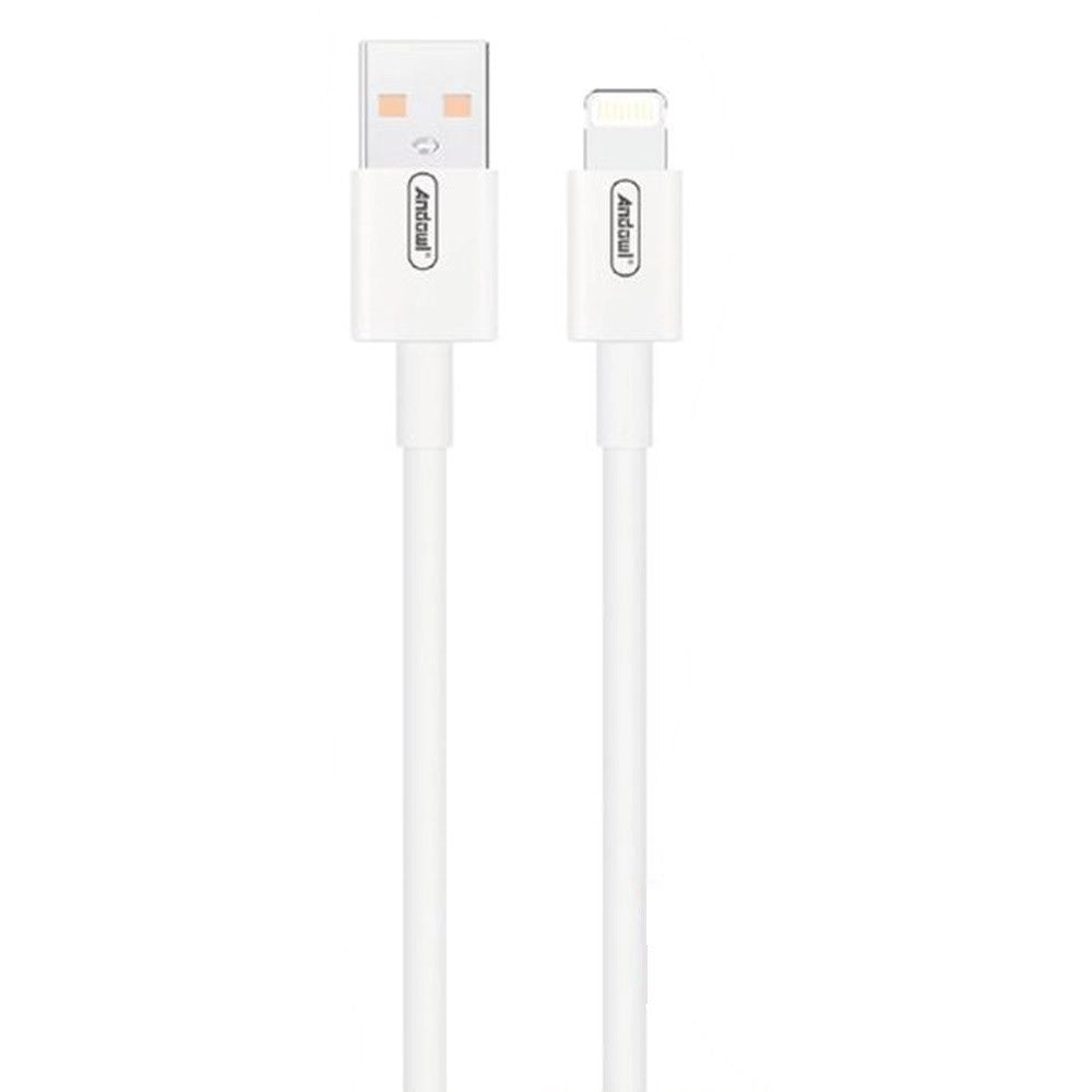 Trade Shop - Cavo Trasmissione Dati Ricarica Velocità Usb A Lightning 3a 1mt Flessibile Anti-nodi Q-sj609 -
