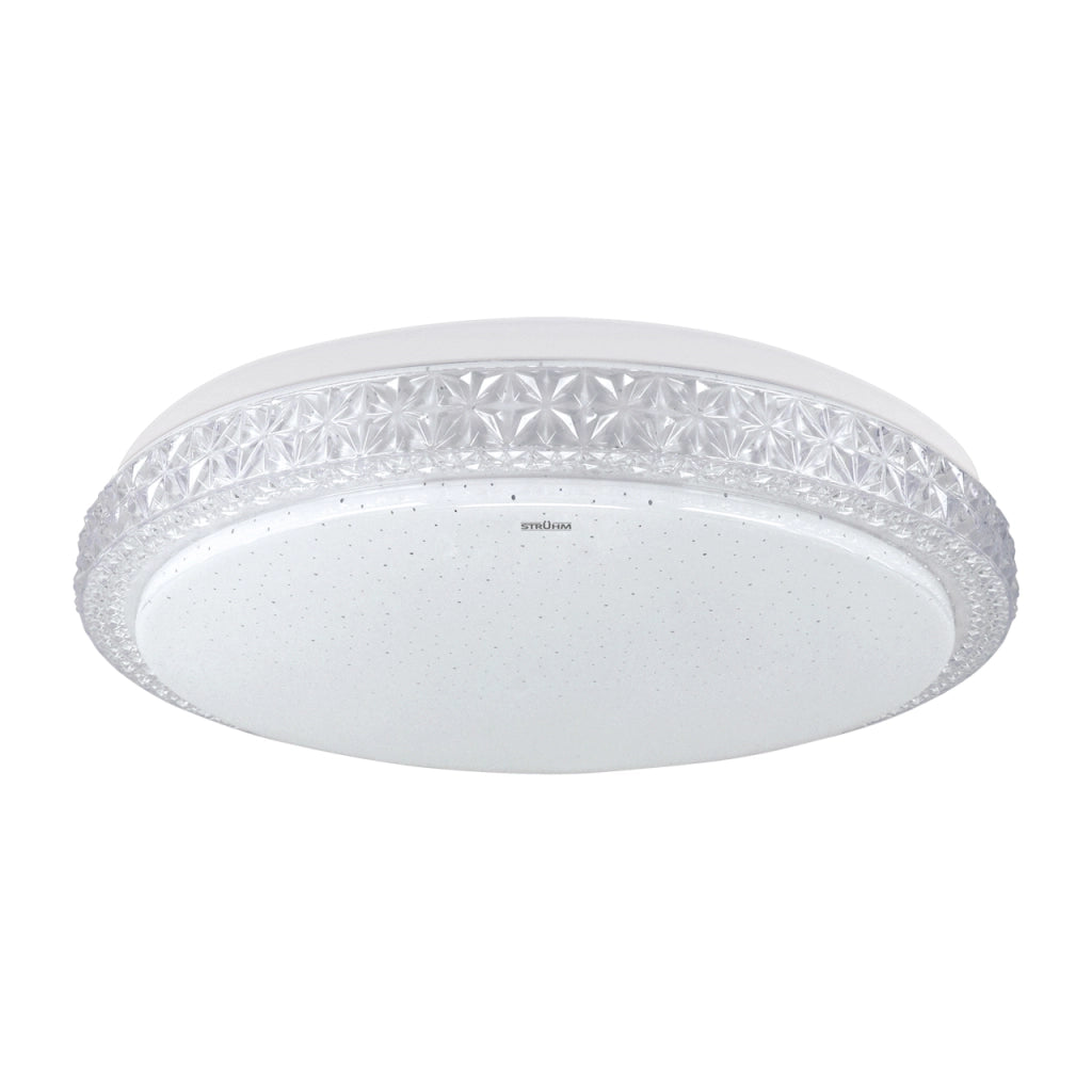 Plafoniera LED Struhm Pryzma bianca Ø39 24W effetto stelle