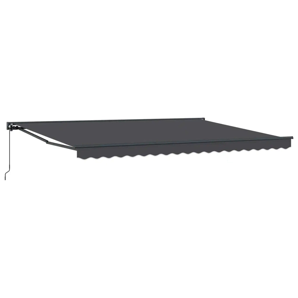 Tenda retrattile manuale Antracite 4,5 × 3,5 m