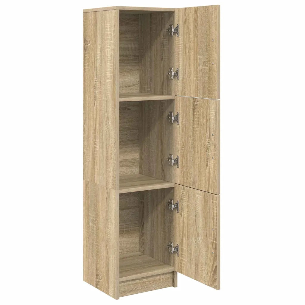 Credenza-Buffet-Armadio da cucina Rovere Sonoma 31.5 x 32 x 122.5 cm