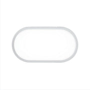 Plafoniera led bianca ovale 15watt impermeabile colore luce naturale 4000k