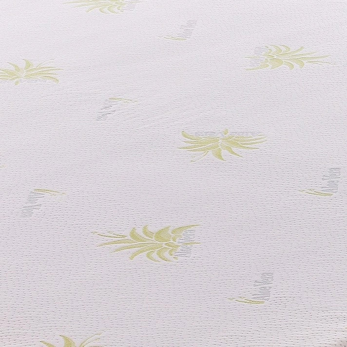 Topper Piazza e Mezza 120x190 in memory foam 10 cm con rivestimento in aloe vera sfoderabile