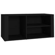 Scarpiera mobile contenitore per scarpe mobile per ingresso/corridoio/soggiorno 100 x 35 x 45 cm legno ingegnerizzato nero 02_0021932