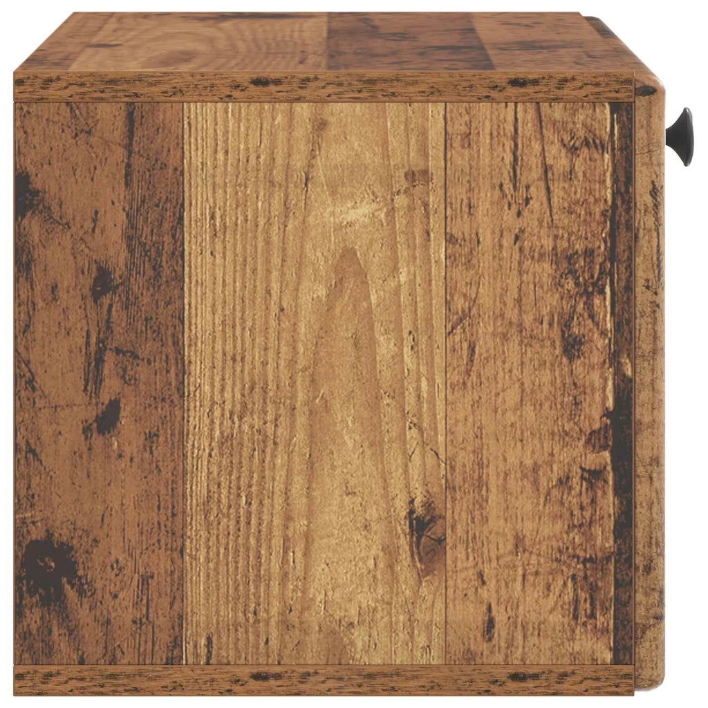 Mobile Porta TV da Muro 59,5 x 31 x 30 cm Legno antico 899223