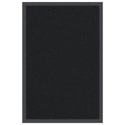Zerbino antiscivolo per interni nero 40 x 60 cm facile da pulire design moderno PP nero 02_0058147