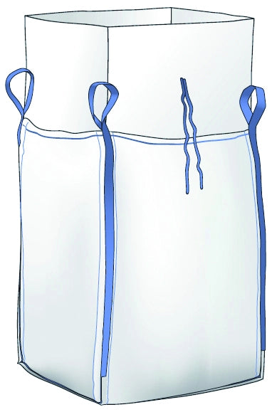 SACCO BIG BAG CARAMELLA DI CARICO/FONDO CHIUSO CapacitÃE kg. 1.500 cm. 90x90x120 h