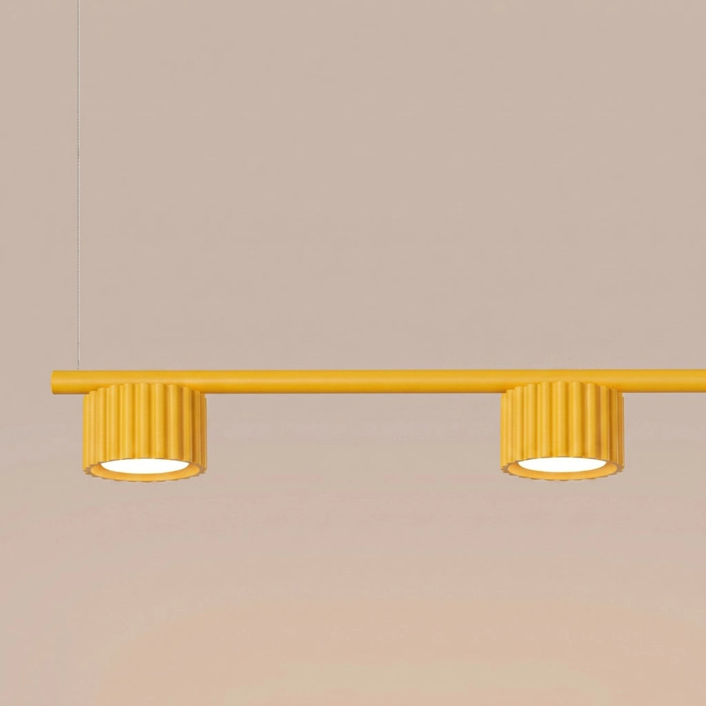 Lampadario AURA 4 giallo Gx53