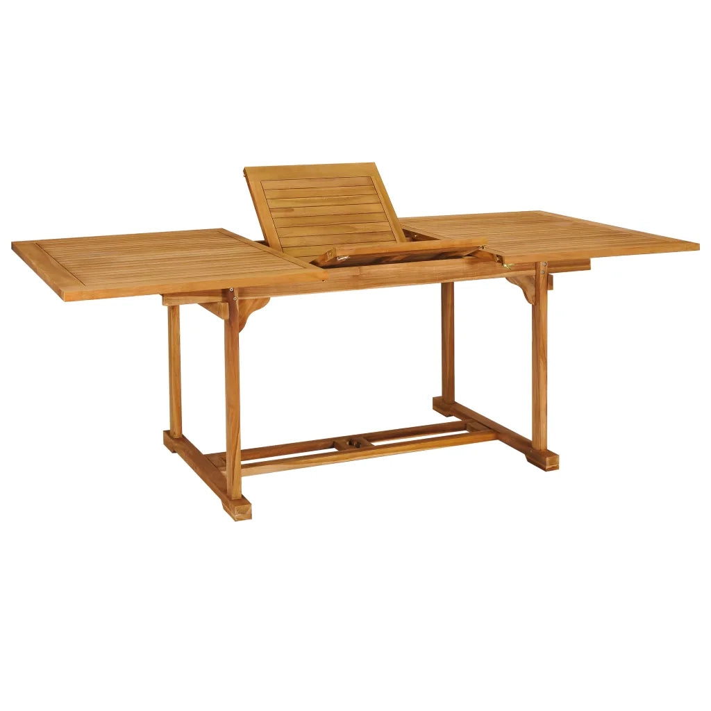 Set da Pranzo da Giardino 7 pz in Legno Massello di Teak cod mxl 40223