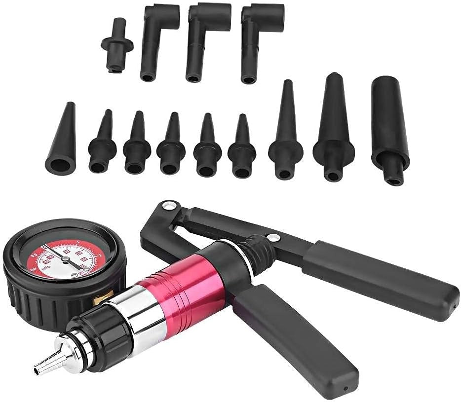 Kit pompa a vuoto manuale per cambio spurgo olio freni auto moto 2 vasetti