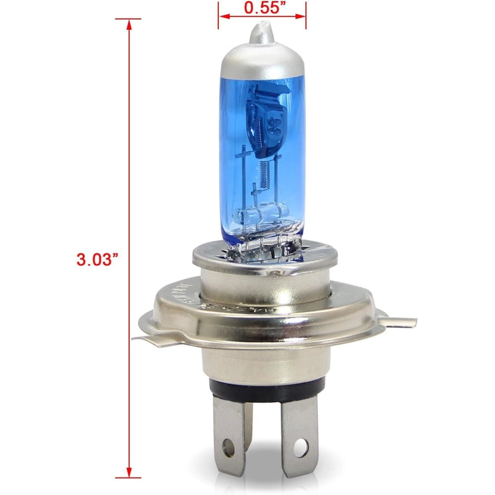 Trade Shop - Lampadina Per Auto Luce Notturna H4 Luce Fredda 12v 60/55w Maxtech H4-bl001 -