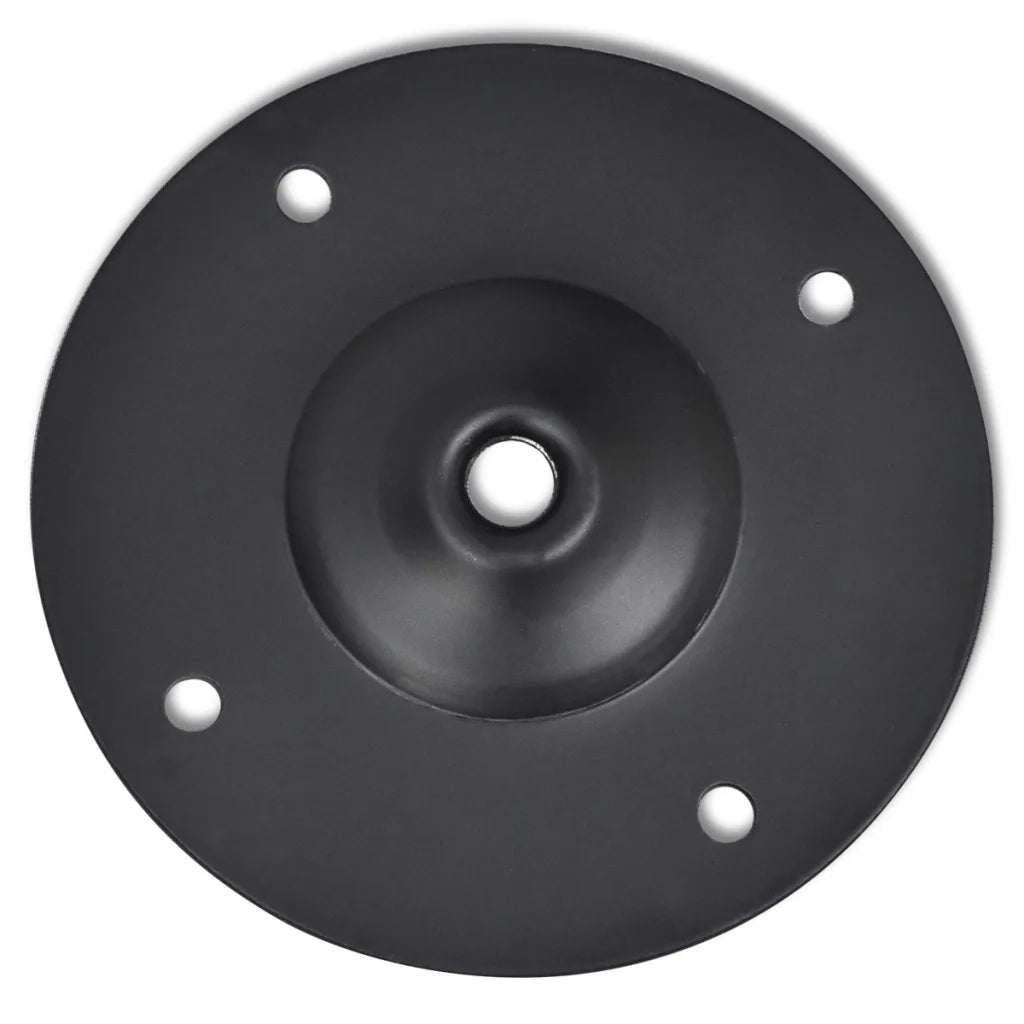 Set di 4 gambe telescopiche regolabili per tavolo altezza 710 x 1100 mm stile moderno molto robuste in ferro nero 02_0055080