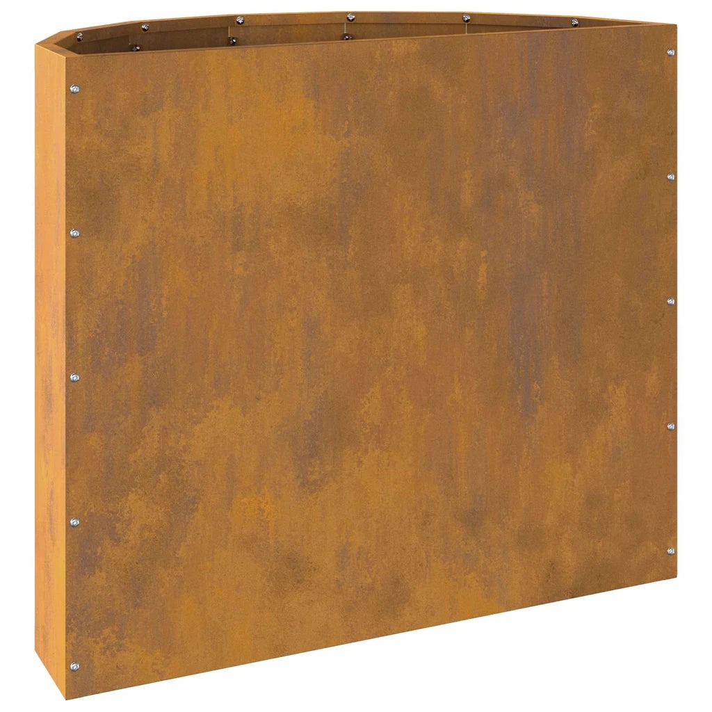 Fioriera Ruggine-Vaso-Contenitore per Piante 60 x 30 x 50 cm