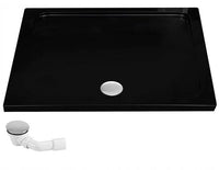 Cabina Doccia Rea Concept Black 80x100 senza piatto doccia