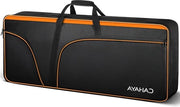 Tastiera da 61 tasti - piano elettrico softbag - borsa portatile 600D Oxford - case 12 mm imbottito Gig - con maniglie laterali e cinghia regolabile a spalla - CY0315