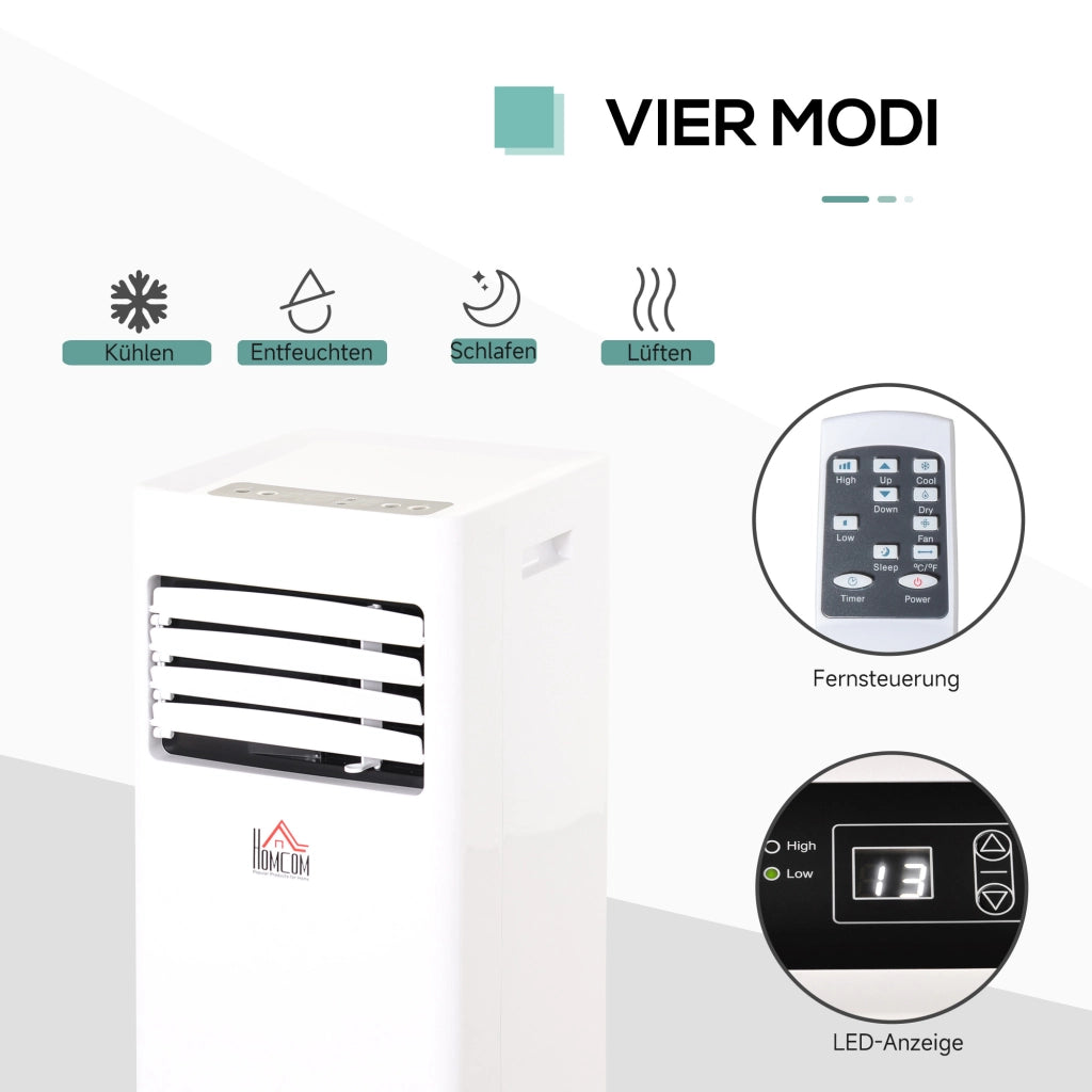 Climatizzatore Portatile 7000 BTU ¨C zephmum ¨C 3-in-1 Raffreddamento Deumidificazione Ventilazione Bianco