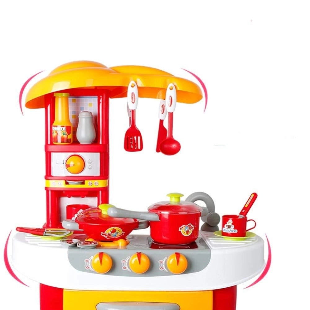 Trade Shop - Cucina Scuola Piccoli Cuochi Fornello Con Luci E Suoni E Accessori Di Gioco -