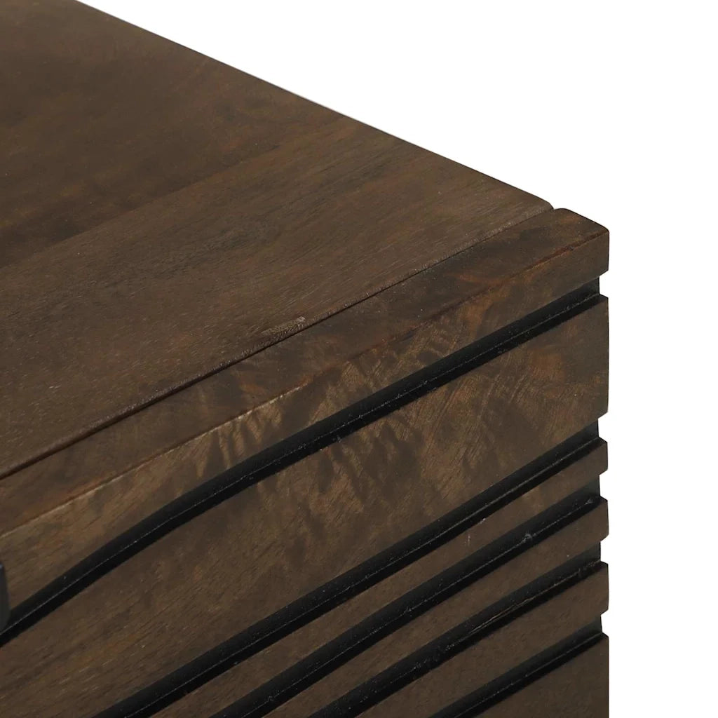 Armadio da Notte Noce 50 x 33 x 60 cm Legno massello di acacia 4018019
