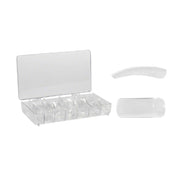 Trade Shop - Box Da 500 Pz Tips Naturale O Trasparente  Nail Art French Ricostruzione Unghie - Trasparente