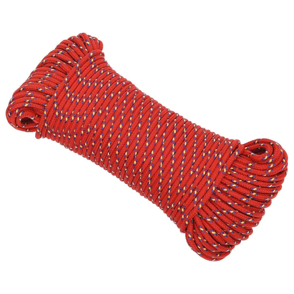 Corda per barca Rossa 4 mm 250 m in Polipropilene 152383