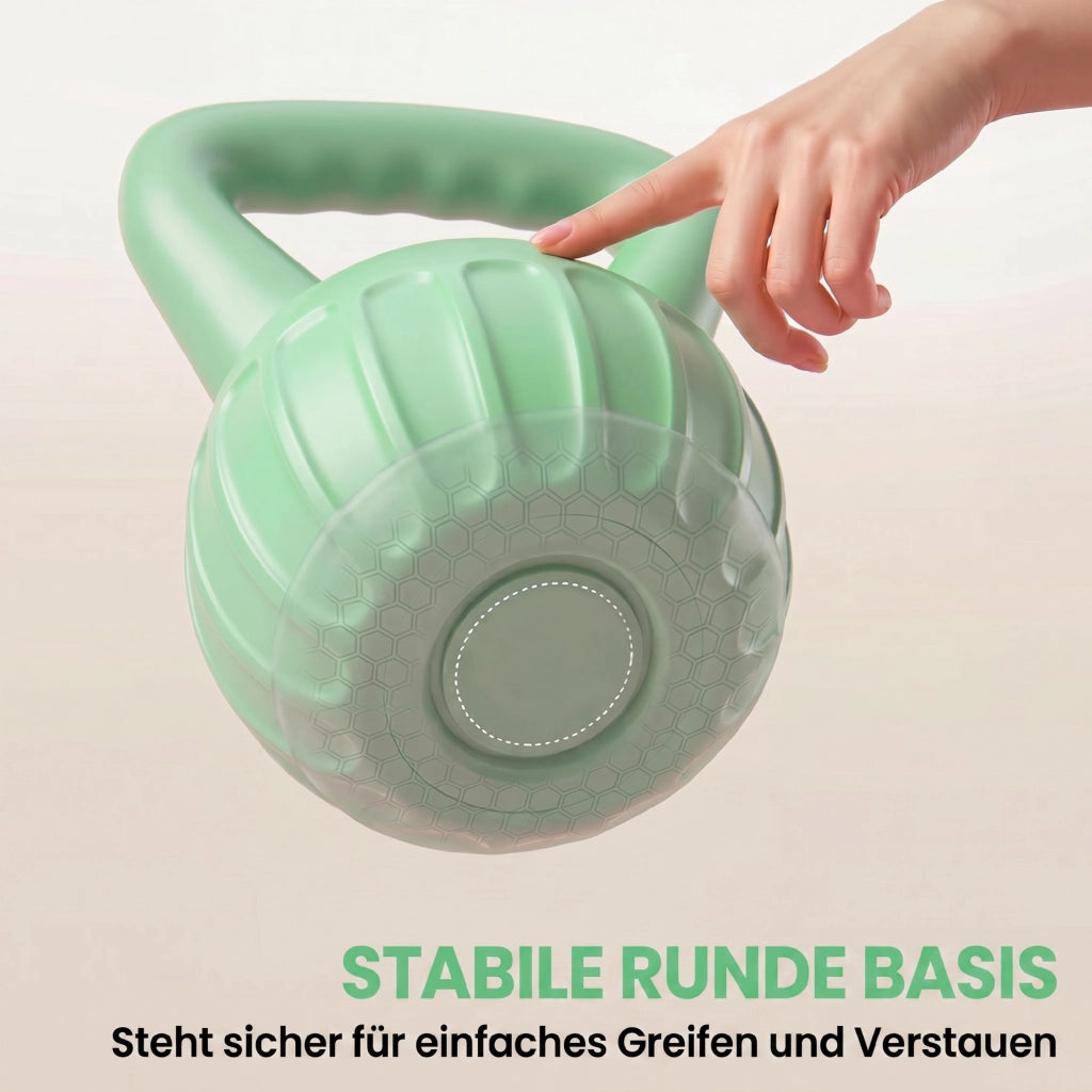 Kettlebell 6 kg ¨C Zephmum ¨C Verde 21x21x27 cm