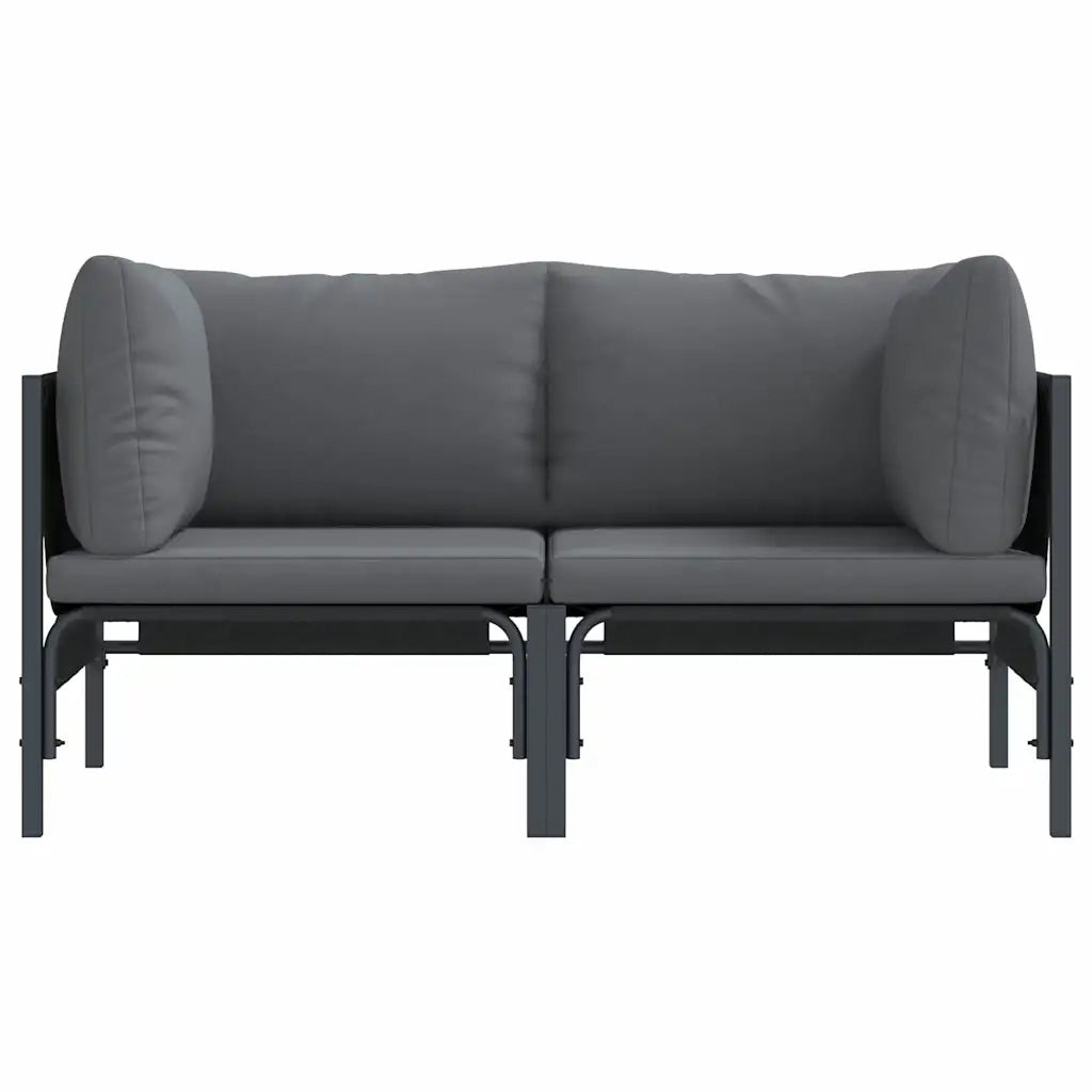 Mobili da Esterno 2 Pezzo Antracite 80 x 80 x 71 cm Acciaio CFW8751103