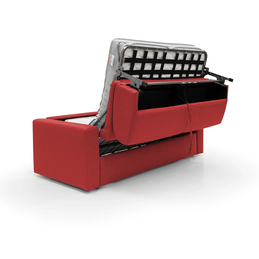 Kansas Divano letto matrimoniale H20 impermeabile 212 cm  rosso