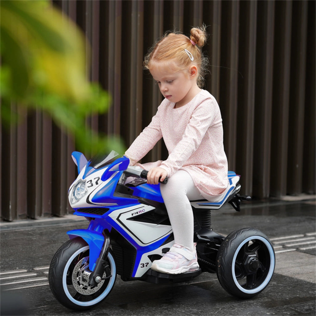 Moto Elettrica Bambini con Pedale e Luci ¨C zephmum ¨C Rosso