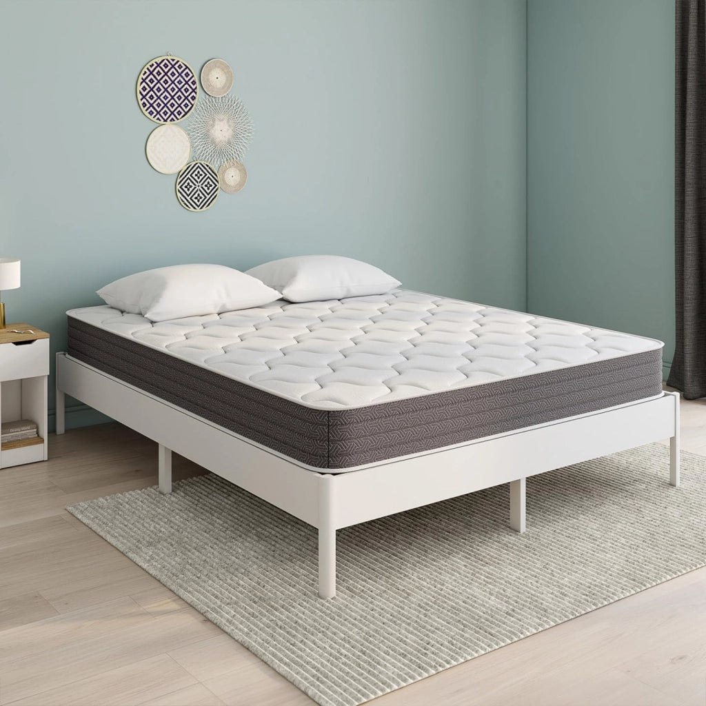 Materasso 140x190 cm Materasso Ibrido a Molle con Memory Foam LYANA Spessore 20 cm