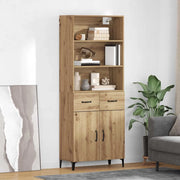 Credenza con Cassetto-Buffet-Armadio da cucina Rovere artigianale 69,5 x 34 x 180 cm 122500