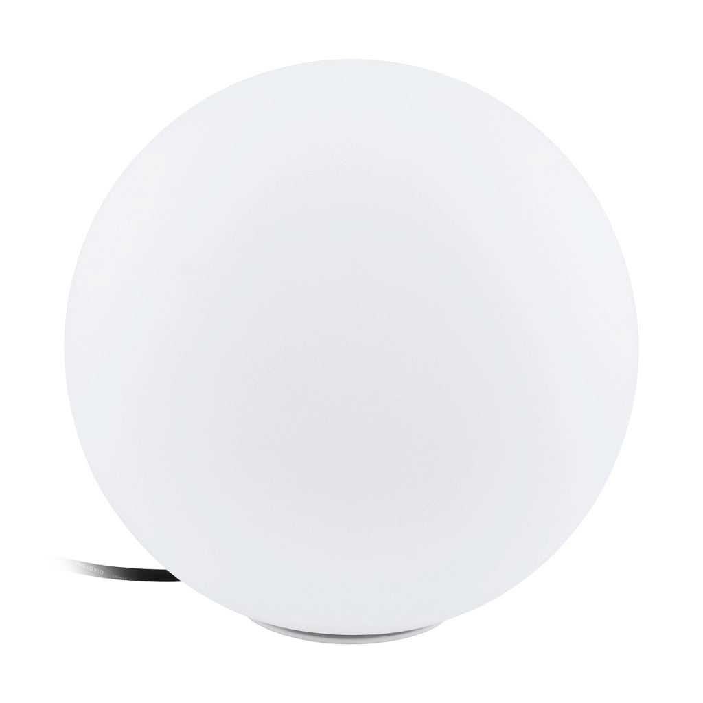 Sfera Esterno Contemporanea Monterolo Policarbonato Bianco 1 Luce E27 30Cm