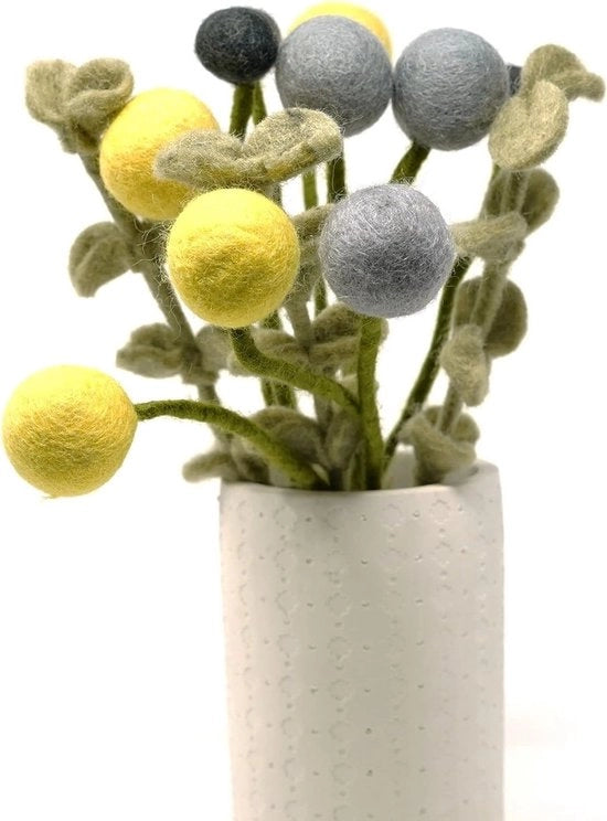 Fiori di velluto, decorazione Scandi unica, fiori di velluto amorevolmente realizzati a mano in boquetto Ilva