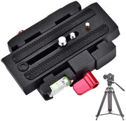 Fermo oggetto per fotografia a clip rapido - Clip in alluminio - Compatibile con 501/500AH/701HDV/503HDV/Q5/577 - Montaggio uniforme - Placca di connessione rapida
