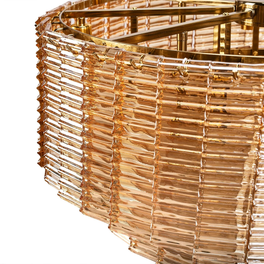 Lampadario A Sospensione Da Soffitto APP1677-8CP Marrone