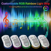 Mouse da Gioco M1SE,12800 DPI Sensore Ottico,Mouse da Gioco Ultra Leggero con Struttura Honeycomb,Mouse da Gioco RGB con 6 Tasti Programmabili,Driver Programmabile per PC Windows Gamer Bianco