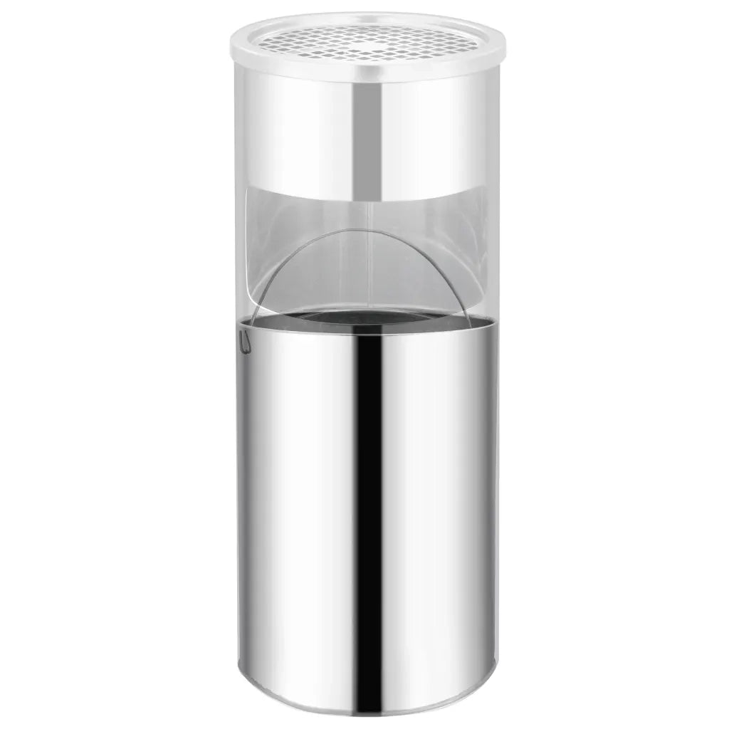 Pattumiera con Posacenere da Albergo 30 L Acciaio Inox CFW7676880