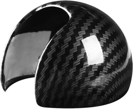 Accessorio auto in stile carbon con copertura di schaltigrafo in fibra di vetro con badge di stile A3 8V S3 2014-2017