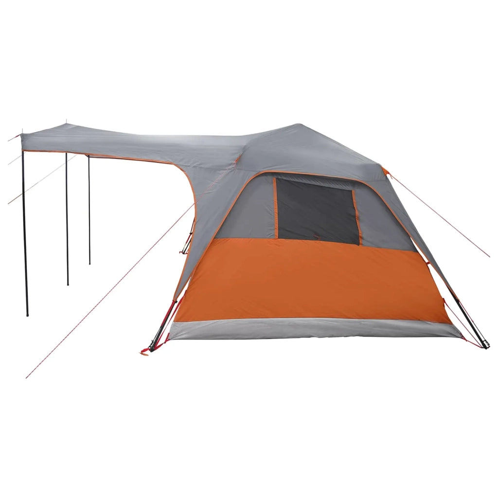 Tenda Familiare con tetto Grigio e arancione 305 x 275 x 190 cm 42028709