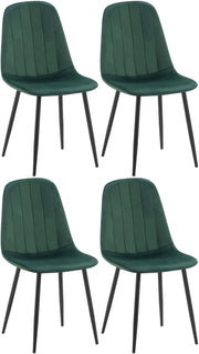 4er Set Esszimmerstuhl Baxter Samt