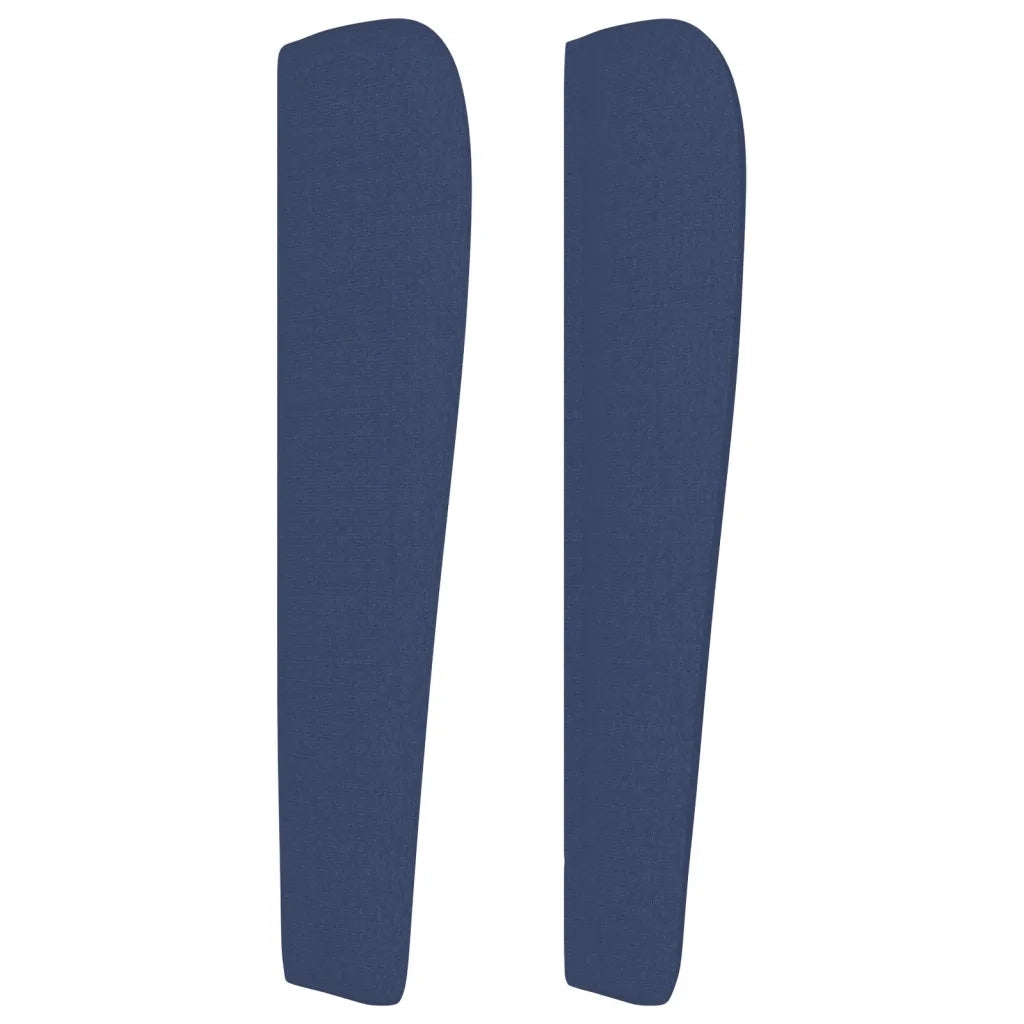 Testiera ad Orecchio Blu 203x23x118/128 cm in Tessuto 3118222