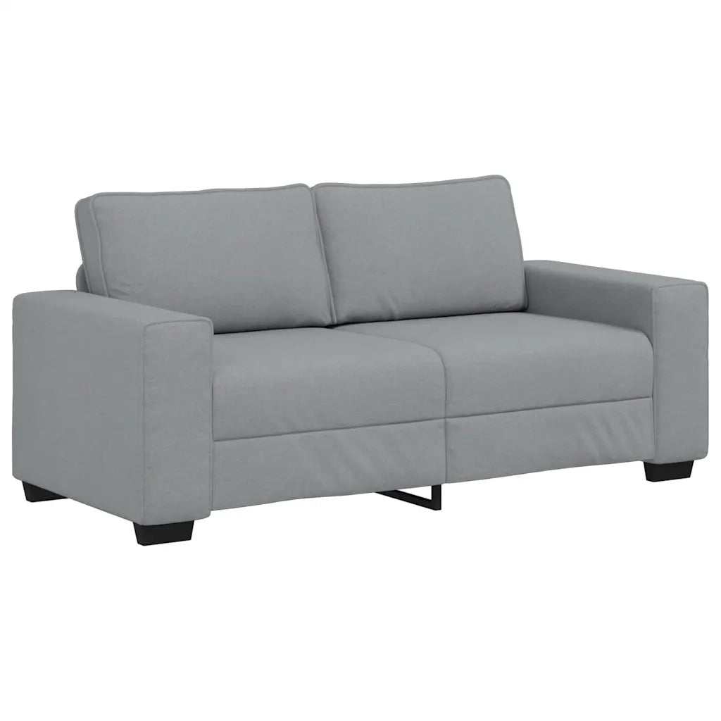 Divano a 2 Posti Grigio Chiaro 180x77x82 cm in Tessuto 4105166