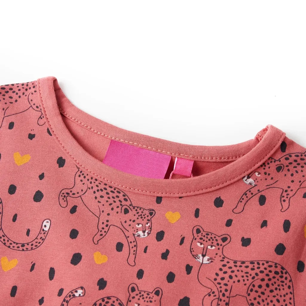 Pigiama da Bambina a Maniche Lunghe Rosa Antico 104 CFW8616599