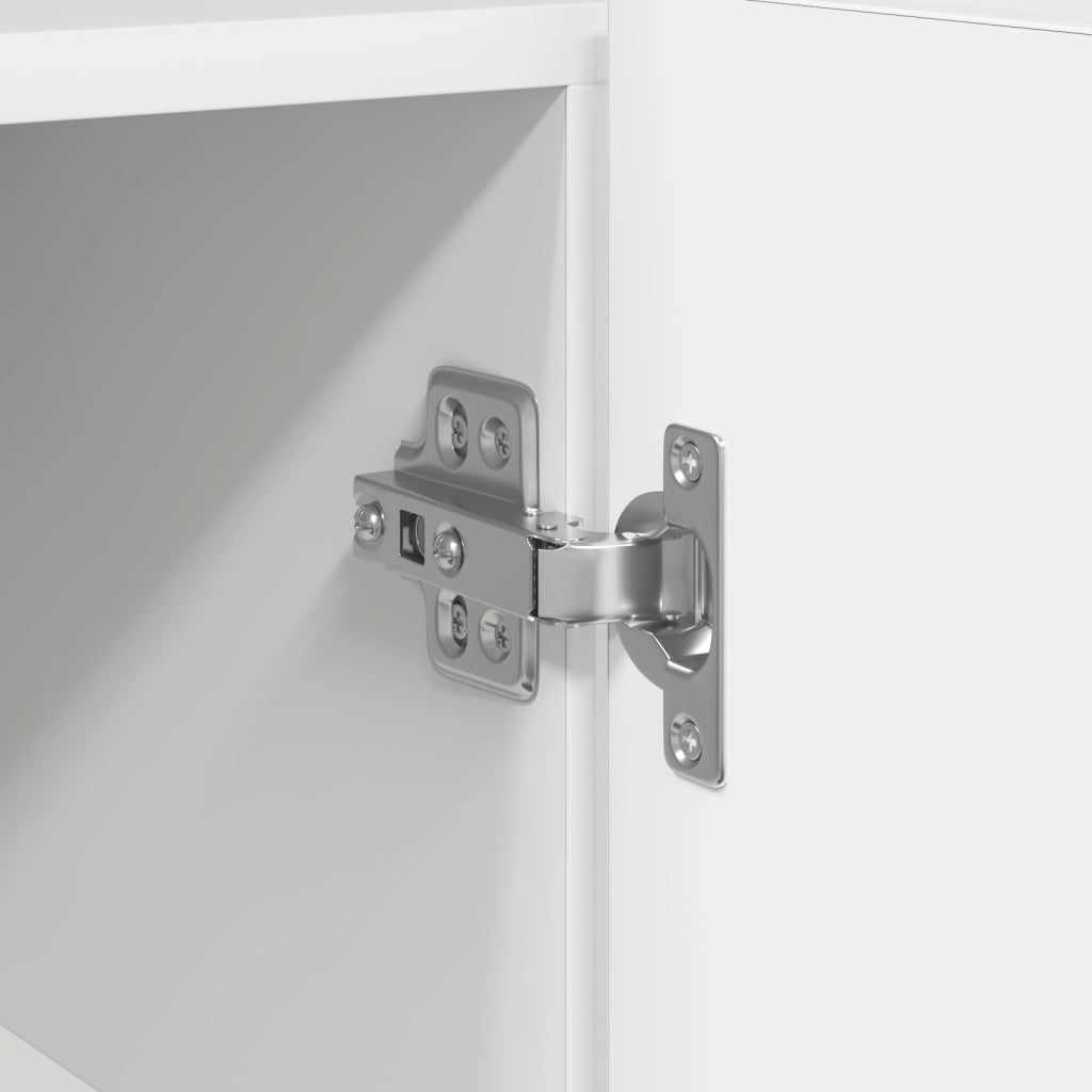 Credenza Bianco 116 x 30 x 75 cm Legno multistrato 3333876